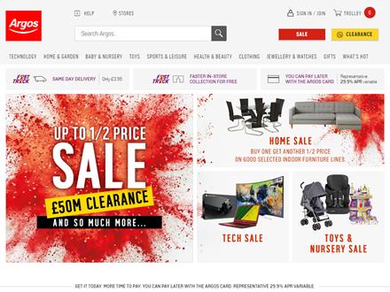 Argos Catalogue Website