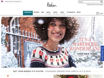 Boden Catalogue Website