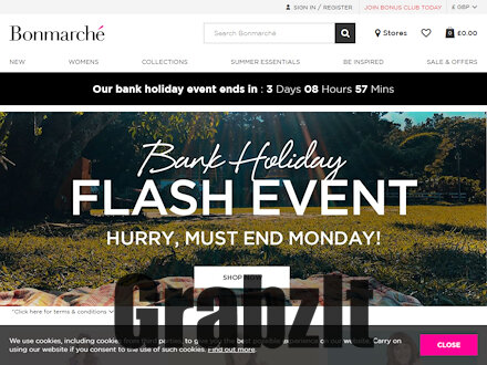 Bonmarch&eacute; Catalogue Website