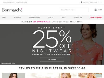 Bonmarch&eacute; Catalogue Website