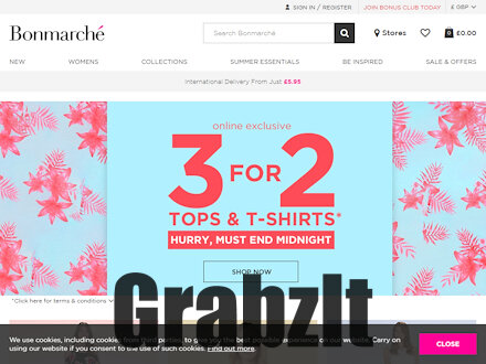 Bonmarch&eacute; Catalogue Website