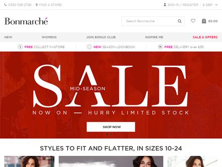Bonmarché Catalogue Website
