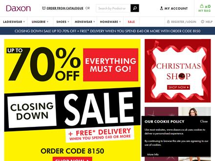 Daxon Catalogue Website