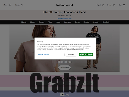 Fashion World Catalogue Website