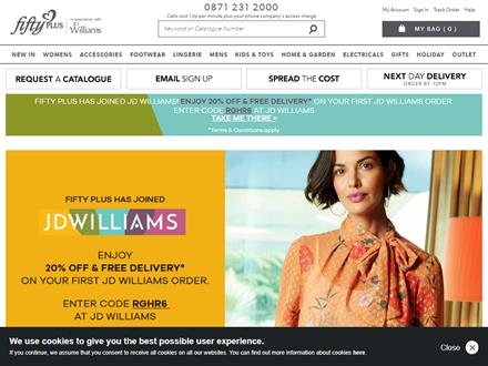 Fifty Plus Catalogue Website