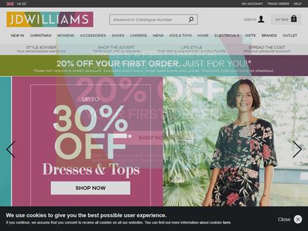 JD Williams Catalogue Website