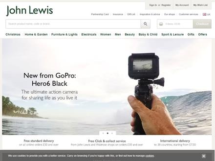 John Lewis Catalogue Website