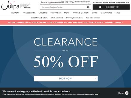 Julipa Catalogue Website