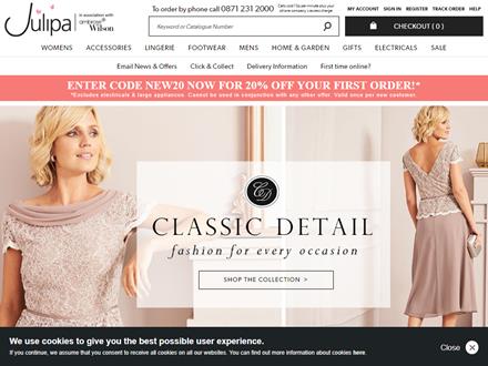 Julipa Catalogue Website