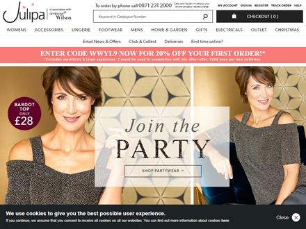 Julipa Catalogue Website