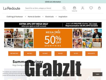 La Redoute Catalogue Website