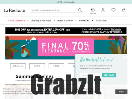 La Redoute Catalogue Website