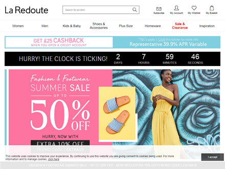 La Redoute Catalogue Website