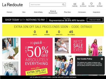 La Redoute Catalogue Website
