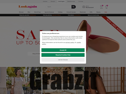 Look Again Catalogue Website