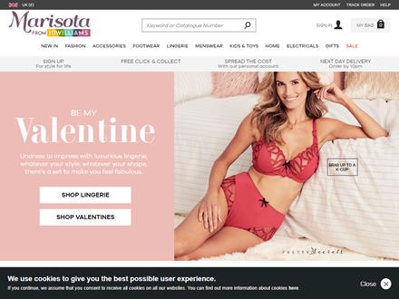 Marisota Catalogue Website