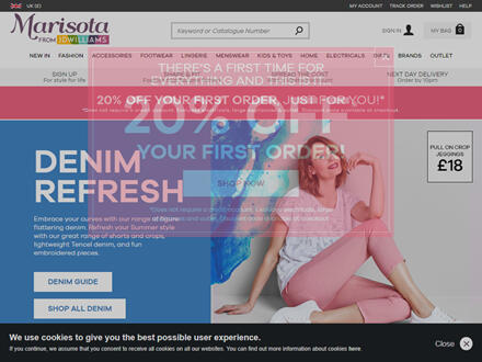 Marisota Catalogue Website