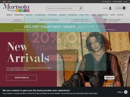 Marisota Catalogue Website