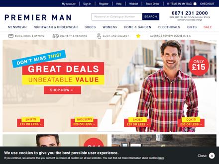 Premier Man Catalogue Website