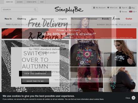 Simply Be Catalogue Website
